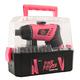 Dowen Pagio Atornillador Inalambrico 3,6v + 50 Accesorios Pink Power - Vista 1