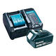 Makita Combo 1 Cargador Dc18wc + 1 Bateria 3ah Bl1830b (caja De Carton) - Vista 1