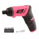 Dowen Pagio Atornillador Inalambrico 3,6v + 7 Accesorios Pink Power - Vista 1