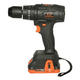 Lusqtoff Atornillador Taladro Percutor 13 Mm 18v Iron Volt (2 Baterias 2ah - Cargador) Maletin - Black Series - Vista 2