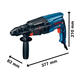 Bosch Martillo Rotativo Plus Gbh 2-26dre 800w 3j - Vista 3