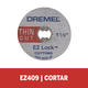 Dremel  Ez409 Disco De Corte Fino Ez Lock X 5 Unidades - Vista 1