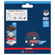 Bosch Set  9 Disco Lija O780 Expert 5" 125mm - Vista 1
