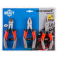 Bulit Set   3 Piezas Alicate - Pinza Universal - Pinza Punta Semi Redonda - Vista 1