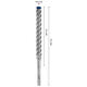 Bosch Mecha Widia Sds Plus Plus-7x 18x200x250mm - Vista 2