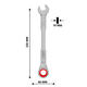 Bosch Llave Combinada Con Crique Ratchet 13 Mm - Vista 2