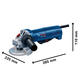 Bosch Amoladora 115 Mm 5" Gws  9-125 P Paleta 900 Watts - Vista 3