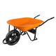 Truper Carretilla Bandeja Metalica  127 Lts. Naranja Rueda Maciza (cat-45ff) - Vista 1