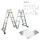 Stanley Escalera Articulada Aluminio 4x4 + Plataforma - Vista 2