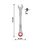 Bosch Llave Combinada Con Crique Ratchet 12 Mm - Vista 2