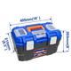 Wadfow Caja Herramientas 16" Broche Metal - Vista 4