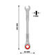 Bosch Llave Combinada Con Crique Ratchet 10 Mm - Vista 2