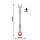 Bosch Llave Combinada Con Crique Ratchet  8 Mm - Vista 2