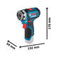 Bosch Atornillador Taladro 12v Combinado 4 En 1 Gsr 12-15 Fc Flexick - Vista 3