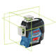 Bosch Nivel Laser De Linea Verde Gll 3-80 Cg  30/120 Mts + Receptor Lr 7 + Placa + Soporte