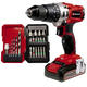 Einhell Atornillador Taladro Percutor 18v 13mm Te-cd 18/2 Li + 22 Peizas (1 Bateria - 1 Cargador) - Vista 1