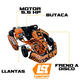 Lusqtoff Karting Cadete Racing Motor 5,5 Hp - Vista 2