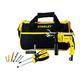Stanley - Taladro 13mm Perc 700w Vel. Var. + Herramientas + Bolso