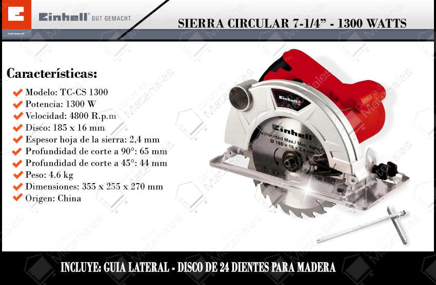 Einhell Sierra Circular 7-1/4\