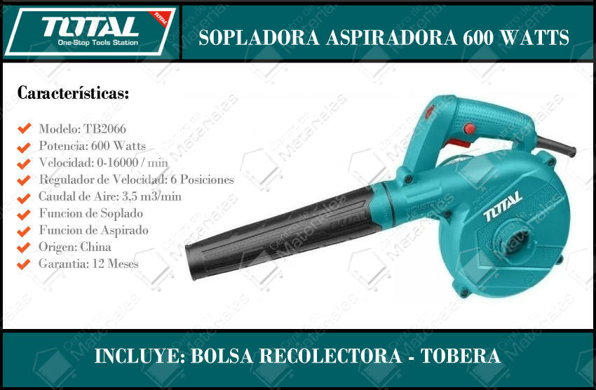 Sopladora Eléctrica Daewoo - 600W - Comprar en Loyevo