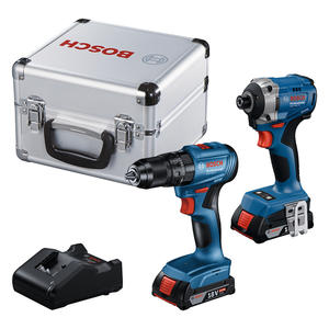 Bosch Combo Atornillador De Impacto Gdr 18v-215 + Taladro Percutor Gsb 185-li