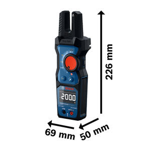 Bosch Amperimetro De Horquilla Digital Gfm 1000-15
