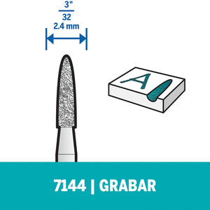 Dremel 7144 Punta Diamantada Conica