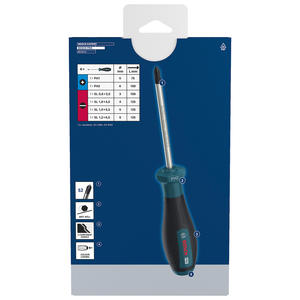 Bosch Set  6 Destornillador 2 Phillips - 4 Planos - Linea Pro