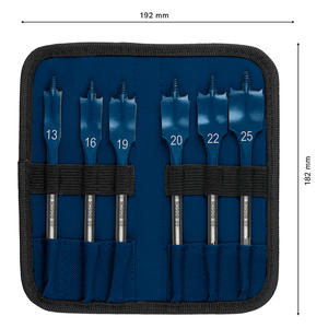 Bosch Set   6 Mecha Pala 13 / 16 / 19 / 20 / 22 / 26 Mm