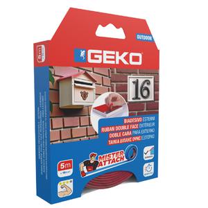 Geko Cinta Doble Faz Exterior 19 Mm X 5 Mts