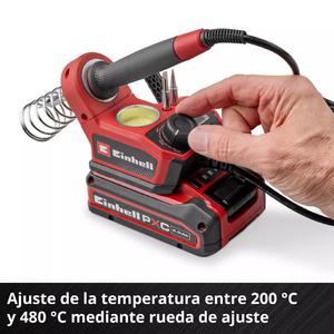 Einhell Estacion De Soldado 18v Regulador De Temperatura Te-si 18/480 Li E (sin Bateria - Sin Cargador)