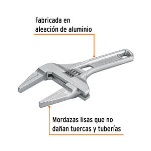 Truper Llave Ajustable  8" Para Plomero Apertura 3"