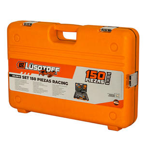 Lusqtoff Set 150 Piezas Caja Plastica Racing 1/4 - 3/8 - 1/2