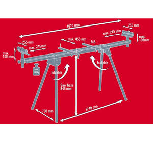 Einhell Mesa Para Ingletadora Universal Plegable+ Rodillo