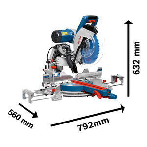 Bosch Ingletadora Telescopica 1800 Watts 12" (305 Mm) Gcm12gdl