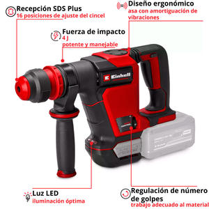 Einhell Martillo Demoledor Sds Plus 18v Tp-dh 18/4 Li Bl (sin Bateria - Sin Cargador)