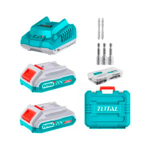 Total Combo Atornillador Impacto + Taladro Percutor 13 Mm - 20 V - 96nm (sin Baterias Sin Cargador)