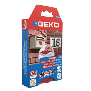 Geko Cinta Doble Faz Exterior 19 Mm X 1.5 Mts