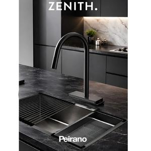 Peirano Griferia Monocomando Cocina Multifuncion Black Zenith