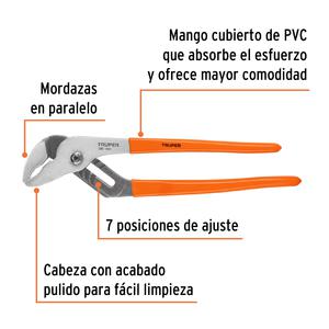 Truper Pinza Pico De Loro 12" Acero Carbono