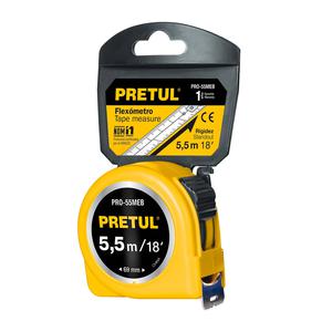 Pretul Cinta Metrica  5,5 Mts X 25mm Amarillo