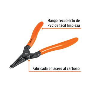 Truper Pinza Seeger Seguer Punta Recta 7" Para Abrir Anillos