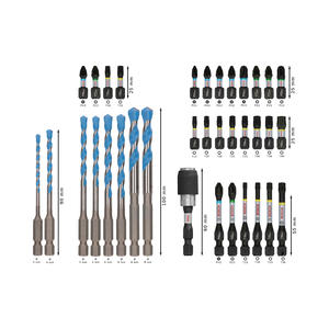 Bosch Set  35 Puntas - Mechas Multiconstruccion - Adaptador - Estuche