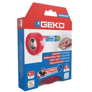 Geko Cinta Doble Faz 19 Mm X 1,5 Mts Soporta 30 Kg