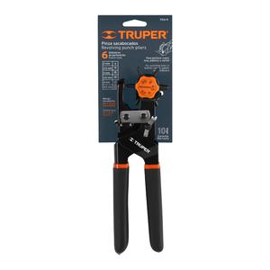 Truper Pinza Sacabocados 6 Pos De 2 A 4,5mm 9" (17340)