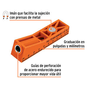 Truper Jig Mini Sistema Ensamble + Mecha - Punta - Tornillo - Tarugo
