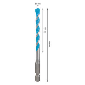 Bosch Mecha Multiconstruccion  06x100mm Encastre Hexagonal 1/4