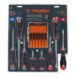 Truper Set   8 Destornilladores Confort Grip