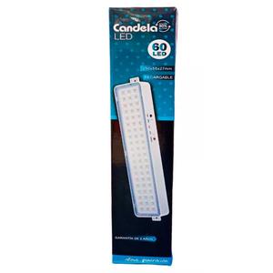 Luz De Emergencia Recargable 60 Led Candela