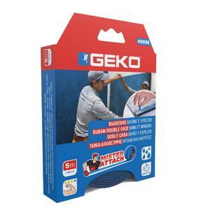 Geko Cinta Doble Faz Baños Y Espejos 19 Mm X 5 Mts